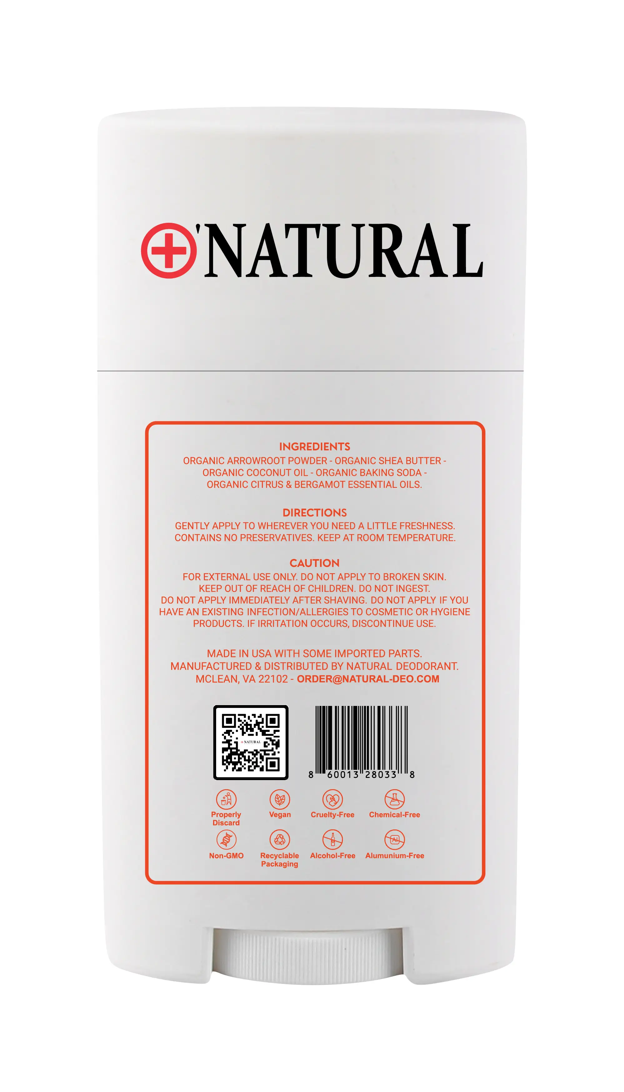 Citrus & Bergamot deodorant