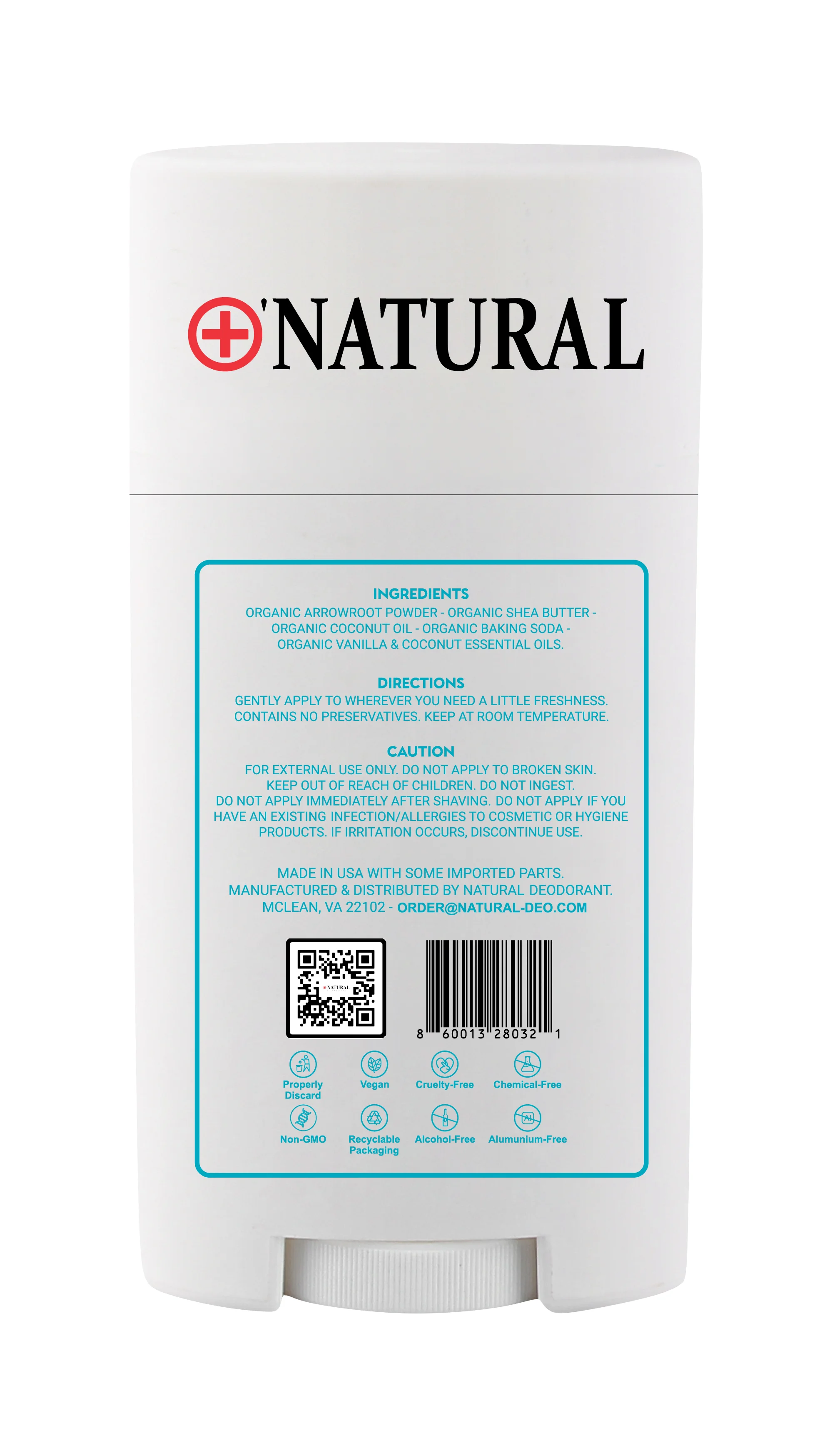 Vanilla & Coconut deodorant