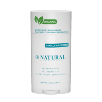 NATURAL DEODORANT Vanilla & Coconut Organic Deodorant